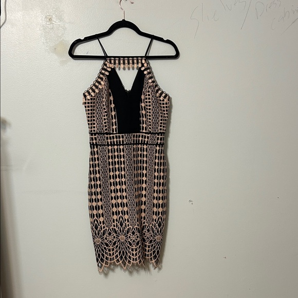 Harilyn Black & Pink Lace Overlay Dress – Small, Whimsigoth Cocktail Style - Picture 2 of 5